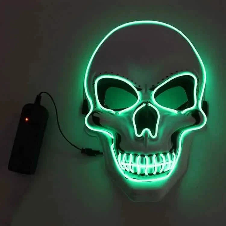 Horror Skull LED Light Full Face Cosplay Mask