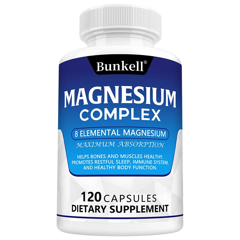 Bunkell Magnesium Complex 8 Essential Magnesium Supplement