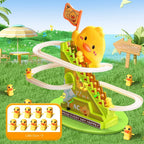 Stair Climbing Ducks Toy with Flashing Lights & Music