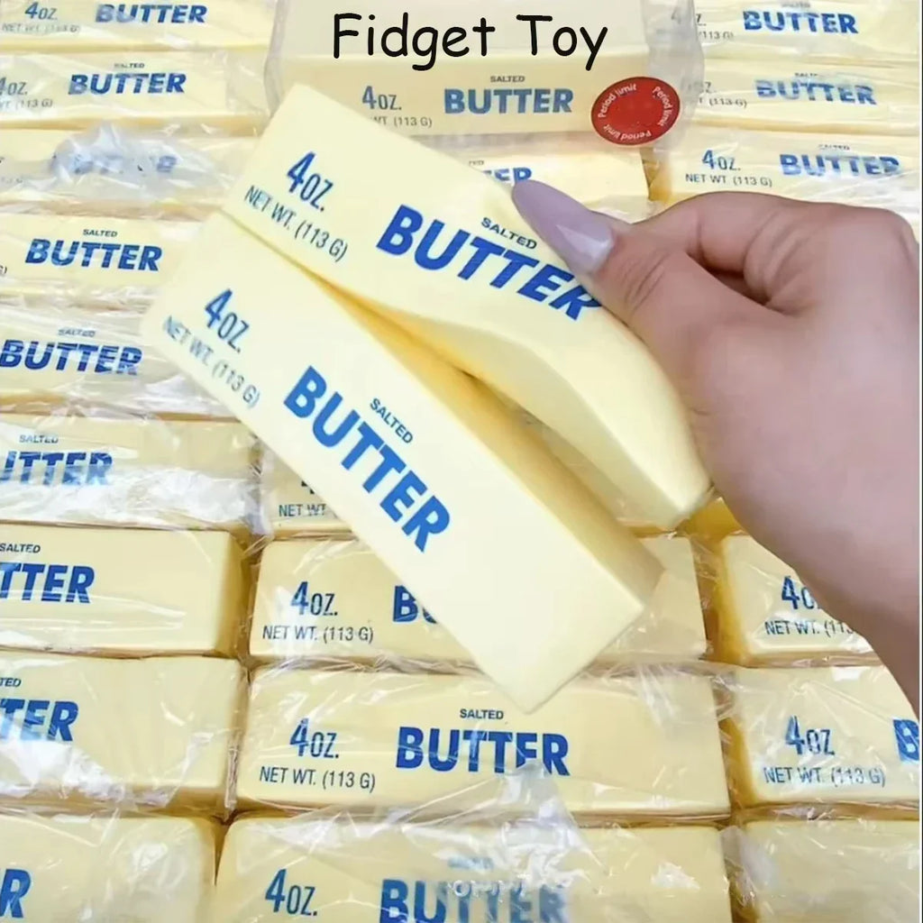 Butter Stick Squishy Toy | Slow Rising Squeeze Toy for Stress Relief