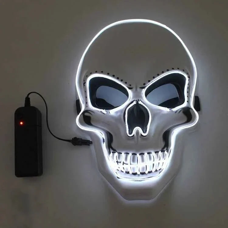 Horror Skull LED Light Full Face Cosplay Mask