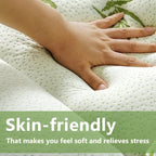 Aloe Vera Mattress Protector – Soft, Hypoallergenic Breathable Cover