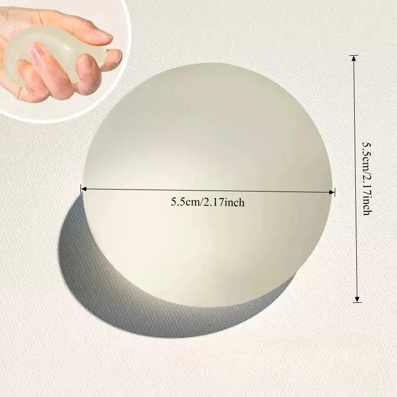 Squishy White Transparent Maltose Squeeze Toy | Slow Rebound Stress Relief Fidget Toy