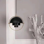 Modern Nordic Pendant Light | Sculptural Metal Suspension Lamp