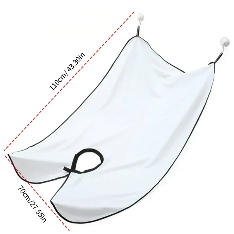 Male Shaving Apron Beard Catcher Cape Shaver Cleaning Hairdresser