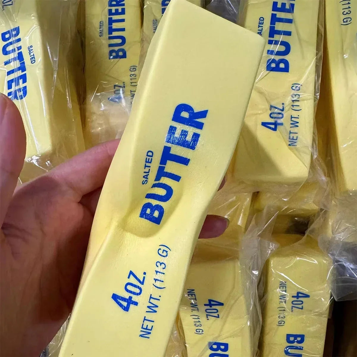 Butter Stick Squishy Toy | Slow Rising Squeeze Toy for Stress Relief