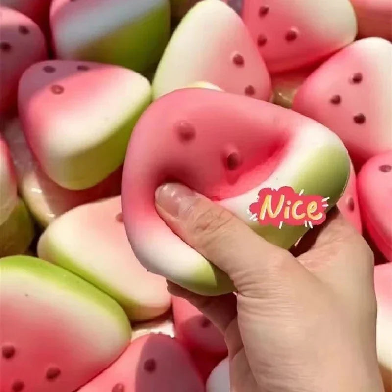 Squishy Watermelon Fidget Toy | Slow Rising Stress Relief Squeeze Toy