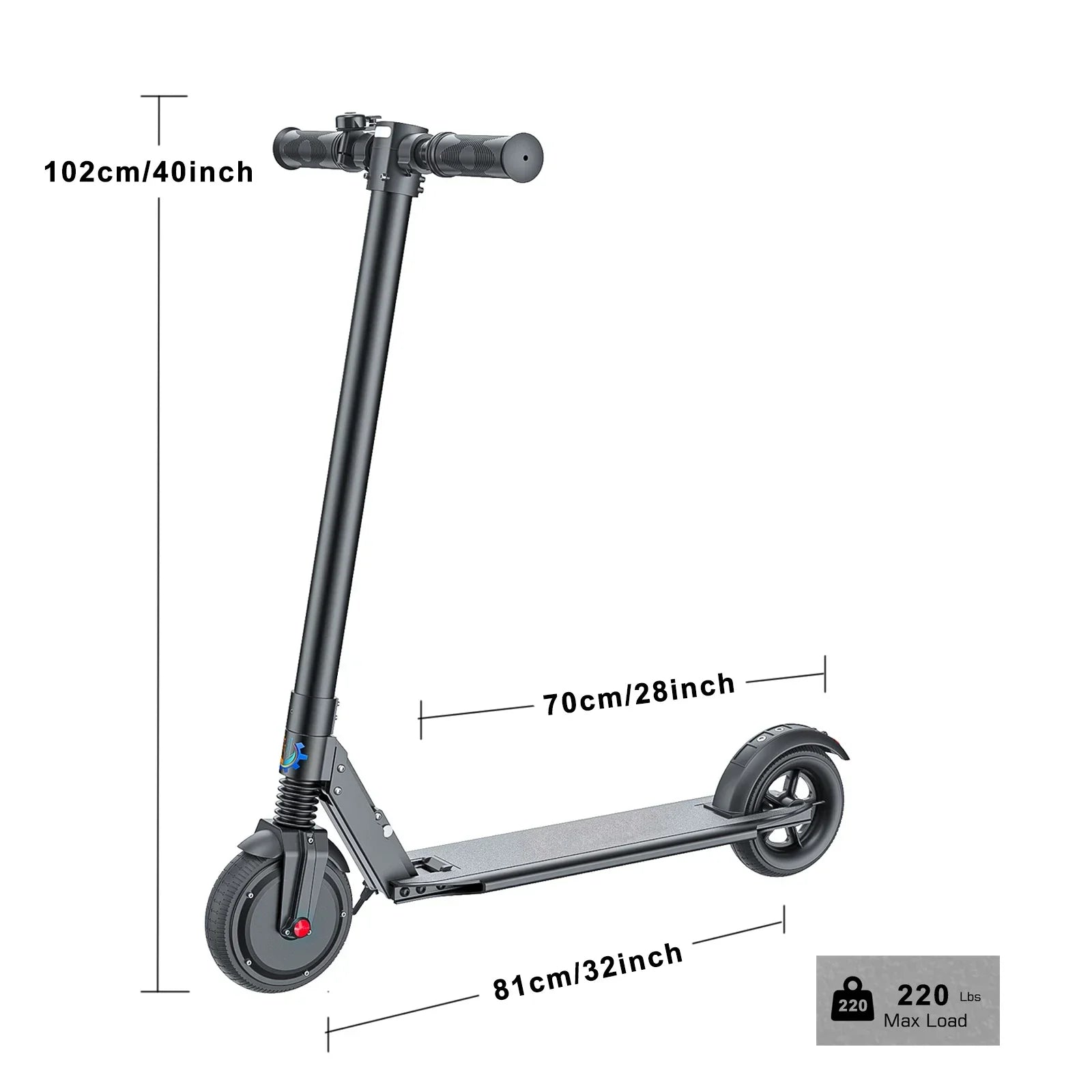 CAROMA Electric Scooter for Women - Foldable, 40-60km Range
