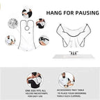 Male Shaving Apron Beard Catcher Cape Shaver Cleaning Hairdresser