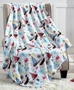 Christmas Blanket Cozy Festive Holiday Throw Blanket 50" x 60"