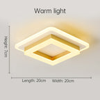 Square LED Ceiling Light | Modern Flush Mount Fixture