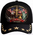 Eagle & Liberty & CrossUnited States 250th Anniversary Hat