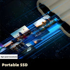 SSD External Drive Portable Storage Device Metal Enclosure