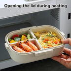 FreshMate | Portable Bento Lunch Box | Leak-Proof with 3 Compartments