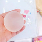 Squishy White Transparent Maltose Squeeze Toy | Slow Rebound Stress Relief Fidget Toy