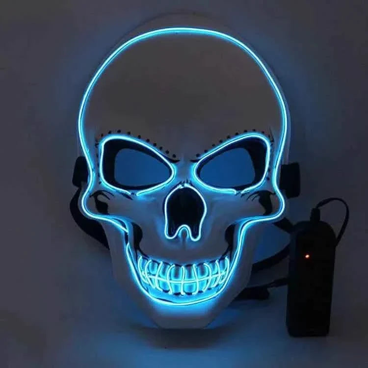 Horror Skull LED Light Full Face Cosplay Mask