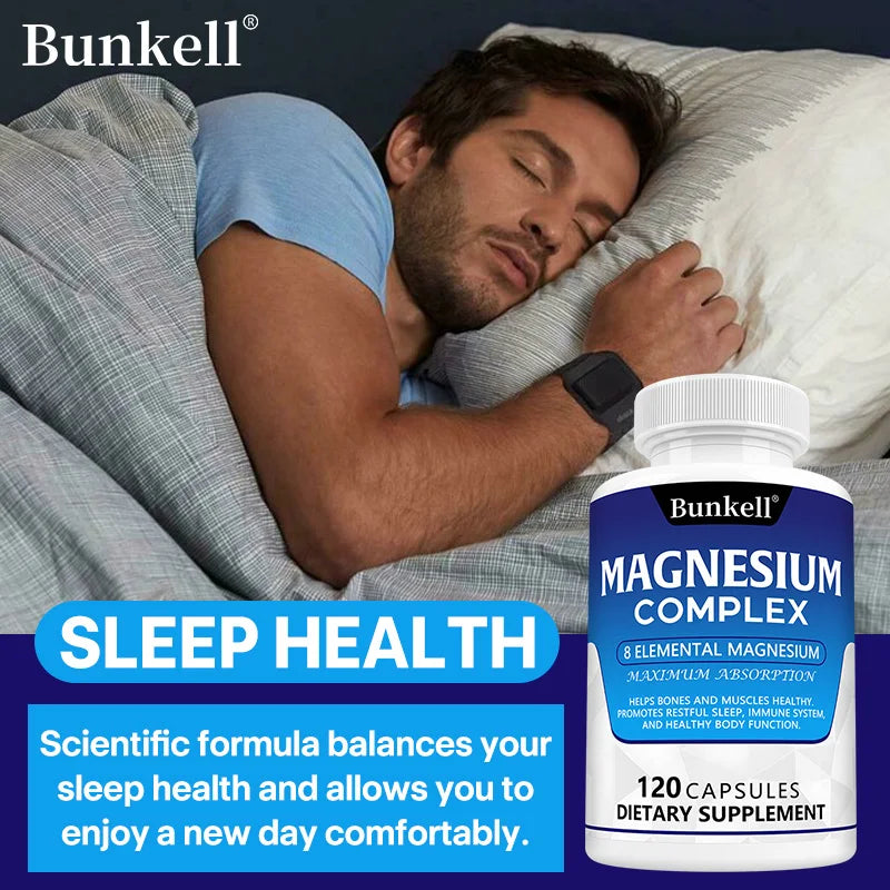 Bunkell Magnesium Complex 8 Essential Magnesium Supplement