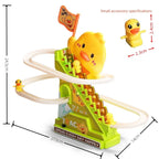 Stair Climbing Ducks Toy with Flashing Lights & Music