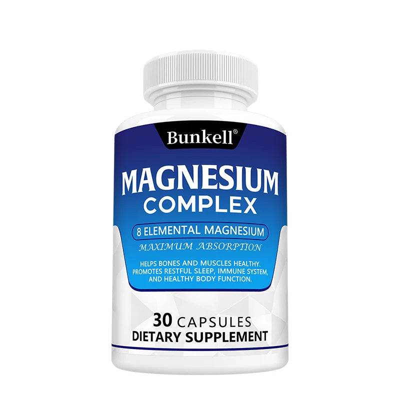 Bunkell Magnesium Complex 8 Essential Magnesium Supplement