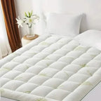 Mattress Topper for Back Pain | Cooling, Extra Thick, Soft Quilted Cover