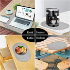 LinoMat | Oval Faux Leather Placemats | Heat Resistant &amp; Non-Slip