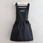 FloraBelle | Princess Style Waterproof Apron | Floral Work Uniform