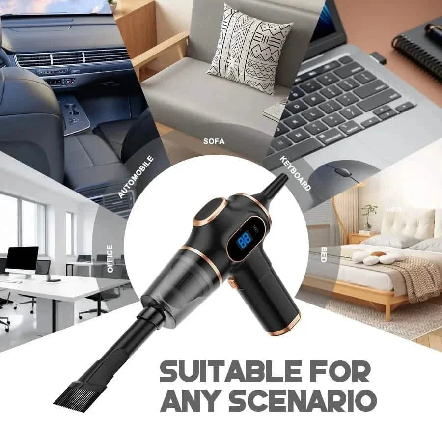 Mini Wireless Car Vacuum Cleaner High-Power Household Cleaning Machine