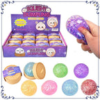 Mini Dumpling Squishy | Glitter Steamer Bun Squeeze Toy