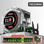 Fluorescent Tape Measure Waterproof Wear-Resistant Multipurpose Woodworking
