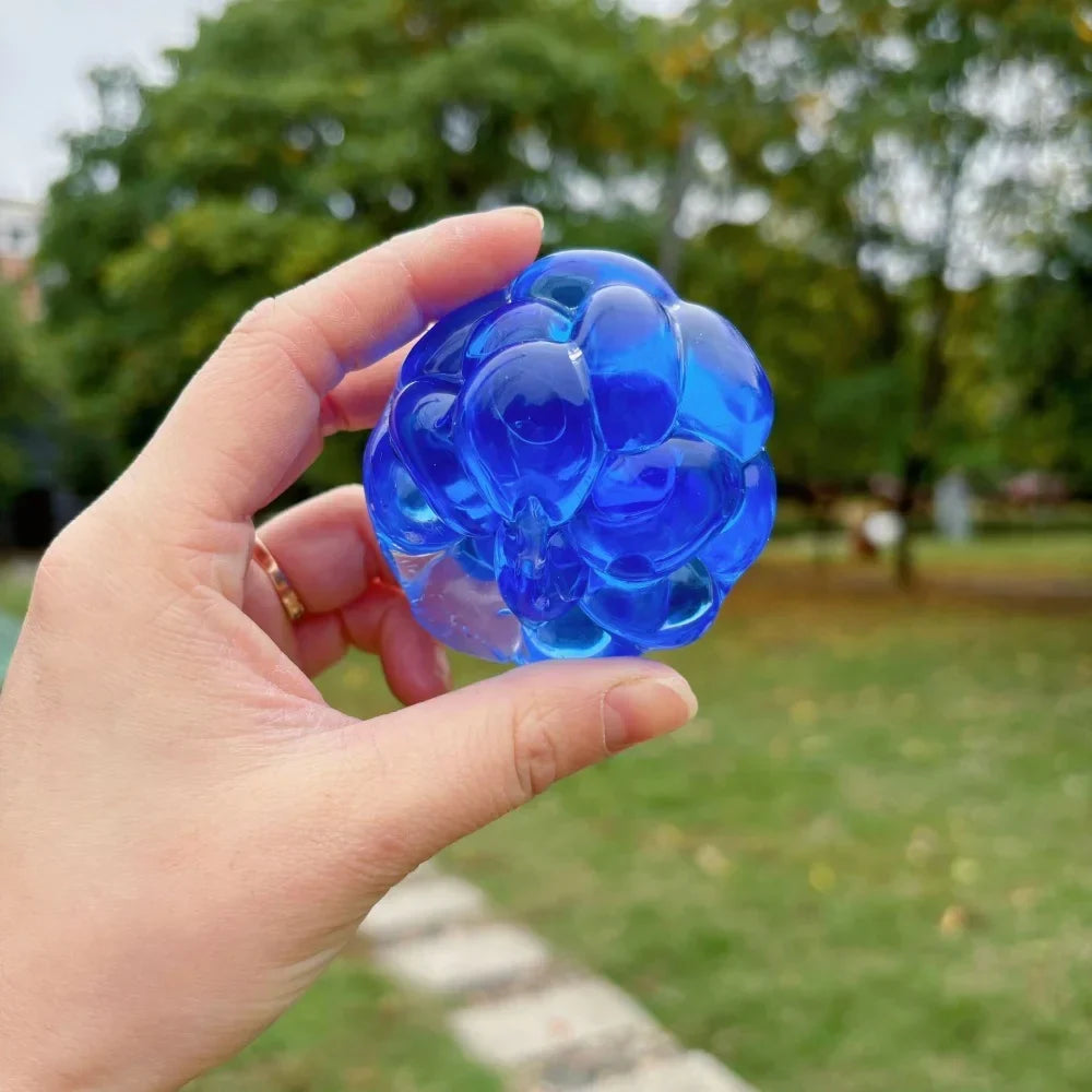 Crunchy Stress Ball Gem Squishy Toy | Colorful Sensory Stress Relief for Kids and Adults