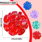 Crunchy Stress Ball Gem Squishy Toy | Colorful Sensory Stress Relief for Kids and Adults