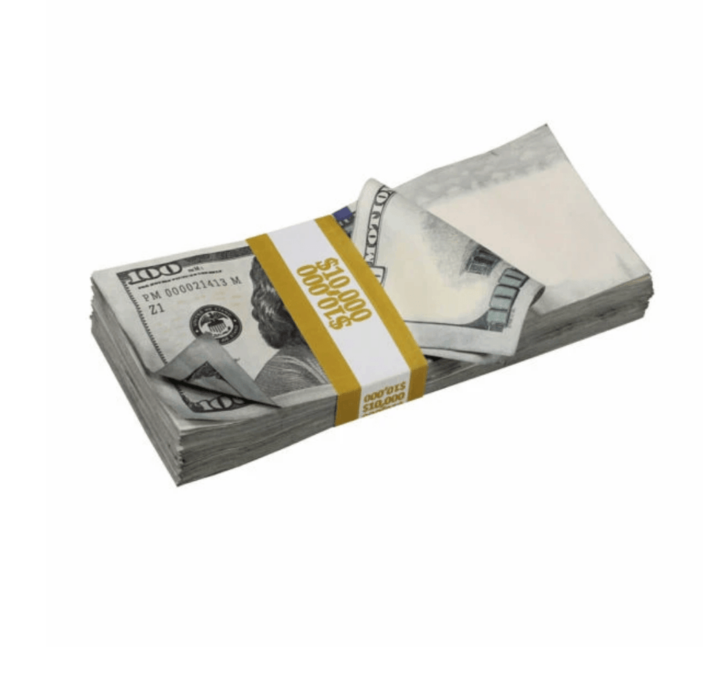 $50,000 Aged Prop Money - Blank Filler