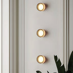 Applique Murale LED Dimple, Verre Texturé, Ø10–12cm