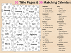2026 BIG Journal Bundle - PRINTABLE Journal Pages - Digital Planner Pages - A5 & A4 Size - 2026 Journal - Digital Download - 194 Pages