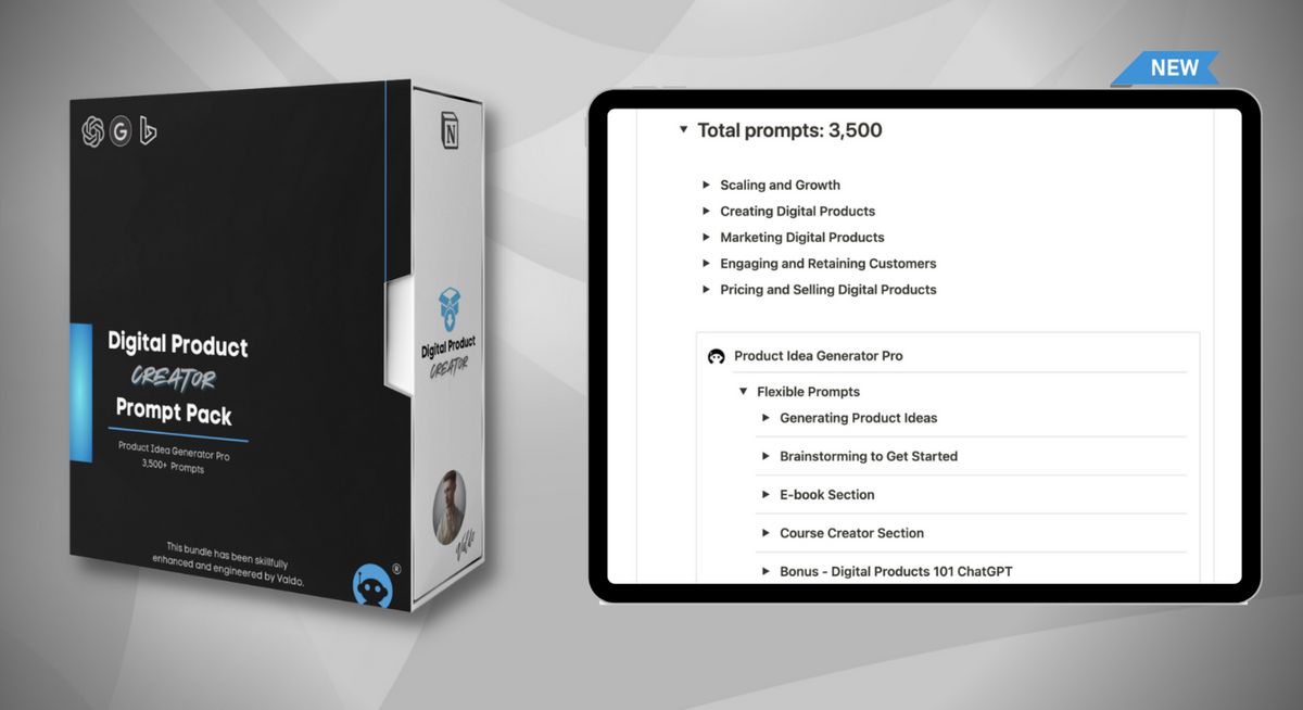 Digital Product Creator︱Prompt Pack