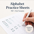 Alphabet Handwriting Practice – Handwriting Practice Workbook (PDF + iPad)
