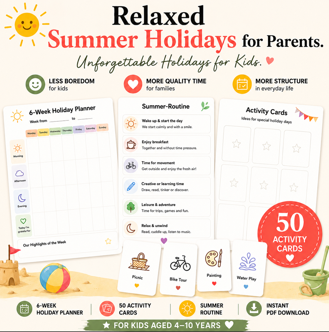 Summer Holiday Planner for Kids