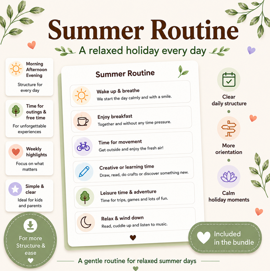 Summer Holiday Planner for Kids