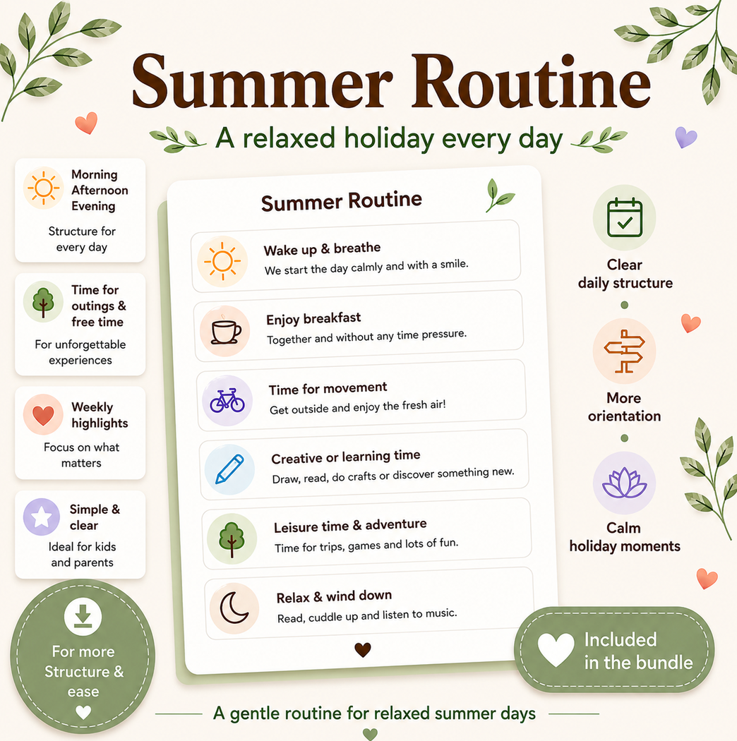 Summer Holiday Planner for Kids