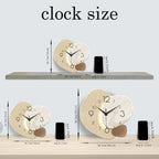 TempoStone | Modern Simple Wall Clock | Silent Quartz Design