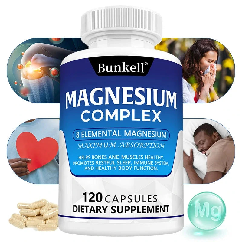 Bunkell Magnesium Complex 8 Essential Magnesium Supplement