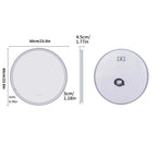 LuvoRound | Round LED Bathroom Mirror | Anti-Fog & Dimmable Touch Screen