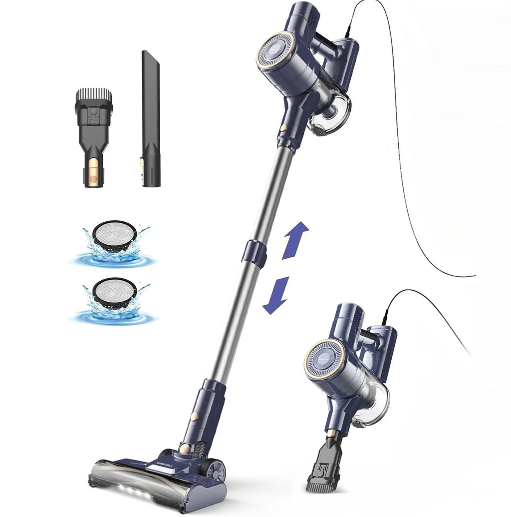 INSE Corded Vacuum Cleaner 600W 23KPa Stick Vacuum