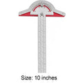 T-Type Woodworkers Edge Rule Protractor