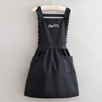 FloraBelle | Princess Style Waterproof Apron | Floral Work Uniform