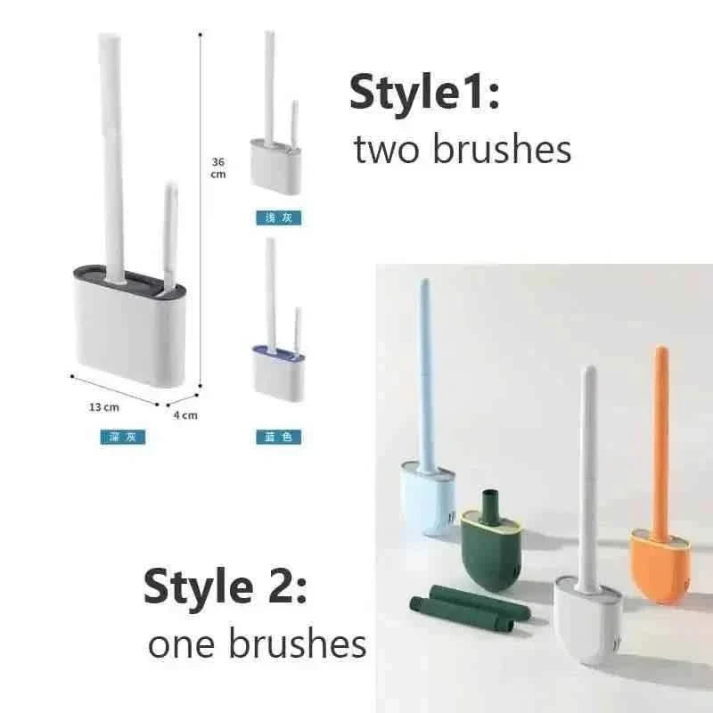 Wall Hanging Toilet Brush With Holder