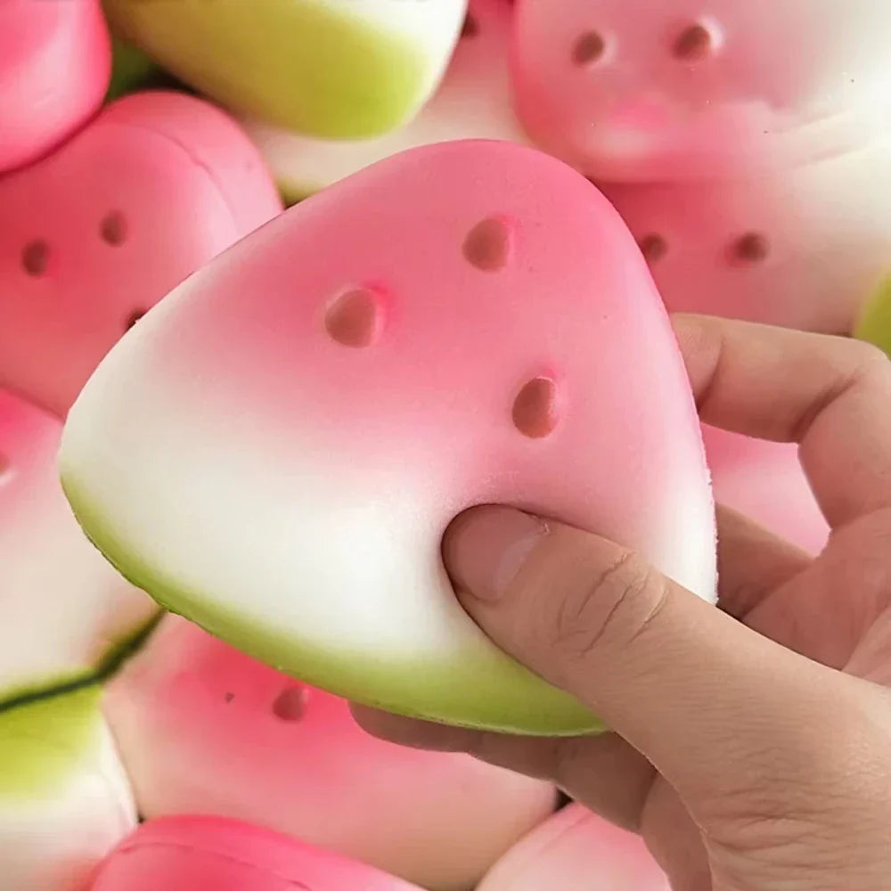 Squishy Watermelon Fidget Toy | Slow Rising Stress Relief Squeeze Toy