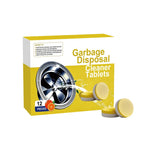 Lemon-Scented Garbage Disposal Cleaning Tablets – Deep Clean & Freshen Drains (12 Pack)
