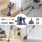 INSE Corded Vacuum Cleaner 600W 23KPa Stick Vacuum