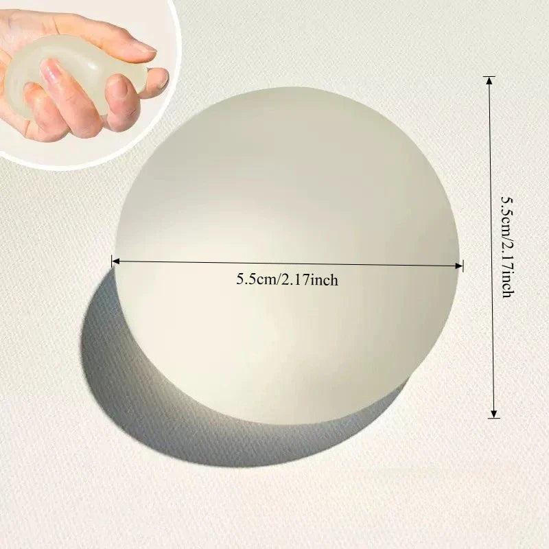 Squishy White Transparent Maltose Squeeze Toy | Slow Rebound Stress Relief Fidget Toy
